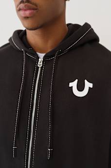 BIG T LOGO ZIP HOODIE, image 5