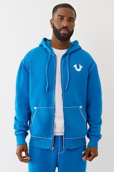 BIG T LOGO ZIP HOODIE, image 3