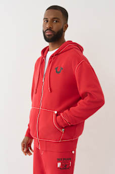 BIG T LOGO ZIP HOODIE, image 5
