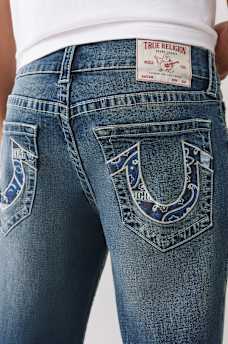 BILLY BANDANA HORSESHOE BOOTCUT JEAN, image 1