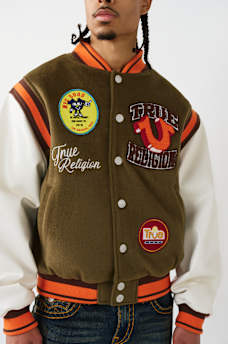GARDEN LOGO RETRO VARSITY JACKET, image 4