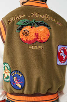 GARDEN LOGO RETRO VARSITY JACKET, image 5