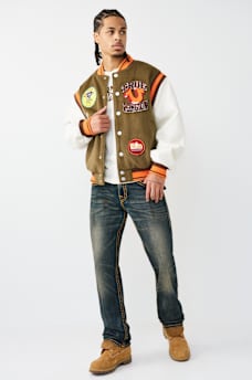 GARDEN LOGO RETRO VARSITY JACKET, image 6