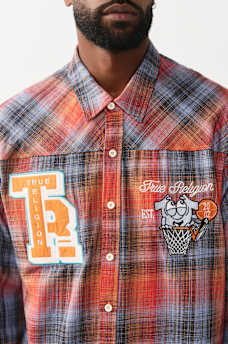 PATCH LONG SLEEVE FLANNEL SHIRT, image 4