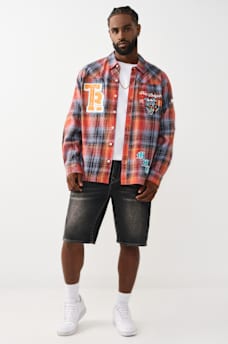 PATCH LONG SLEEVE FLANNEL SHIRT, image 7
