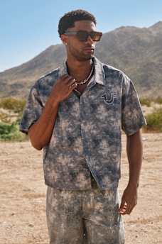 ALLOVER PRINT BOXY SHIRT, image 1