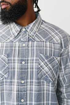 BLEACHED HORSESHOE FLANNEL SHIRT, image 5