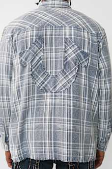 BLEACHED HORSESHOE FLANNEL SHIRT, image 6