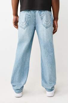 BOBBY DESTROYED FLAP BAGGY JEAN 32", image 8