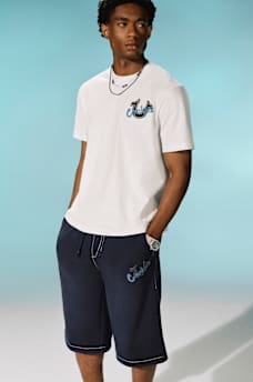 TRUE RELIGION X COOKIES APPLIQUÉ LONG SWEAT SHORT, image 2