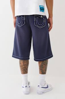 TRUE RELIGION X COOKIES APPLIQUÉ LONG SWEAT SHORT, image 3