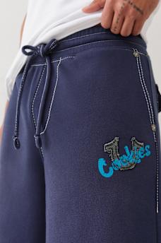 TRUE RELIGION X COOKIES APPLIQUÉ LONG SWEAT SHORT, image 6