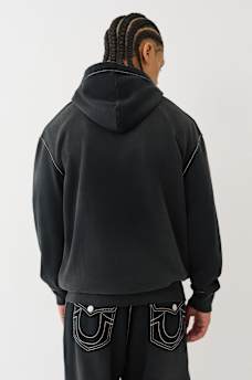 TRUE RELIGION X COOKIES EMBROIDERED ZIP HOODIE, image 5
