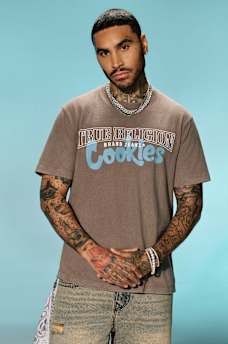 TRUE RELIGION X COOKIES LOGO TEE, image 1