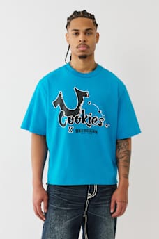 TRUE RELIGION X COOKIES HORSESHOE BITE BOXY TEE, image 3