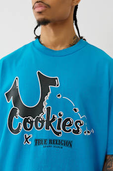 TRUE RELIGION X COOKIES HORSESHOE BITE BOXY TEE, image 5