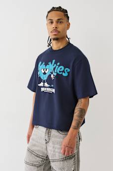 TRUE RELIGION X COOKIES SHOEY BOXY TEE, image 4