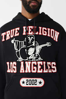 MESH PRINT BUDDHA HOODIE, image 2