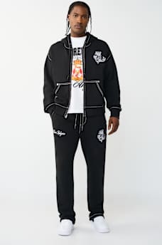 LOGO CREST BIG T BOXY ZIP HOODIE, image 6