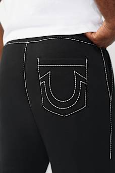LOGO CREST BIG T BAGGY SWEATPANT, image 2