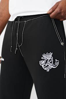 LOGO CREST BIG T BAGGY SWEATPANT, image 4