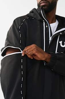 NYLON FLEECE ZIP-OFF JACKET, image 4