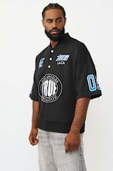 SHORT SLEEVE OVERSIZED SPORT SWEATSHIRT, image 3