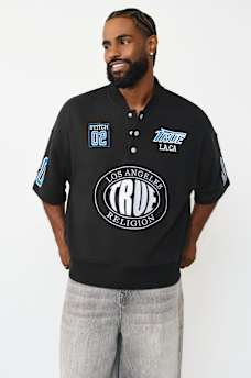 SHORT SLEEVE OVERSIZED SPORT SWEATSHIRT, image 1