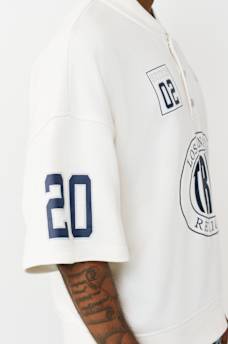 SHORT SLEEVE OVERSIZED SPORT SWEATSHIRT, image 5