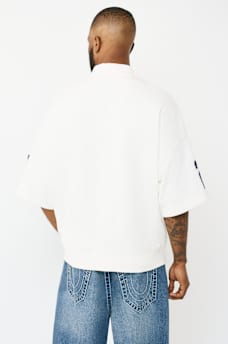 SHORT SLEEVE OVERSIZED SPORT SWEATSHIRT, image 6