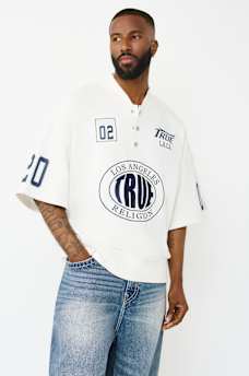 SHORT SLEEVE OVERSIZED SPORT SWEATSHIRT, image 1