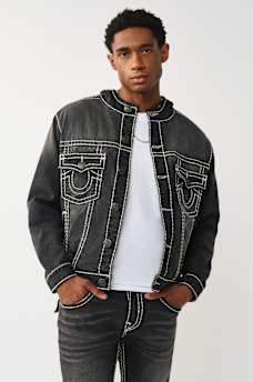 SUPER T HOODED DENIM JACKET, image 3