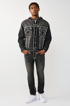 SUPER T HOODED DENIM JACKET, image 7