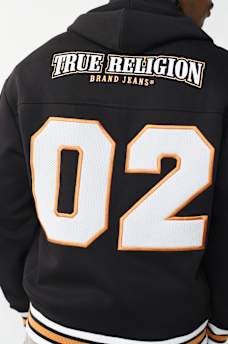 SUDADERA CON CAPUCHA Y CIERRE, Y APLIQUE CON MALLA, image 5