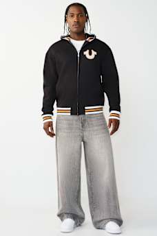 SUDADERA CON CAPUCHA Y CIERRE, Y APLIQUE CON MALLA, image 6