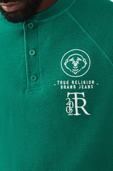 RAGLAN OVERSIZED HENLEY TEE, image 4