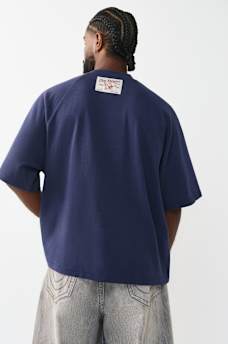 RAGLAN OVERSIZED HENLEY TEE, image 2