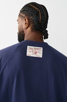 RAGLAN OVERSIZED HENLEY TEE, image 5