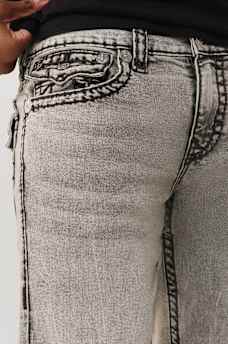 BILLY SUPER T FLAP BOOTCUT JEAN 34", image 5
