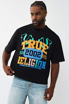 UNIVERSITY LOGO HEAVYWEIGHT BOXY TEE, image 1