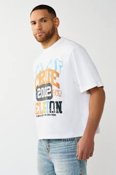 UNIVERSITY LOGO HEAVYWEIGHT BOXY TEE, image 3