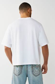 UNIVERSITY LOGO HEAVYWEIGHT BOXY TEE, image 4