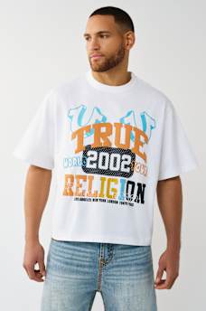 UNIVERSITY LOGO HEAVYWEIGHT BOXY TEE, image 1