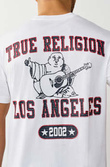 MESH PRINT BUDDHA TEE, image 1