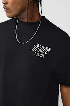 PRINT MESH STACKED LOGO HEAVYWEIGHT BOXY TEE, image 4