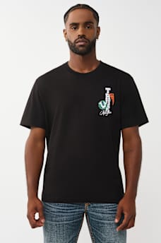 HORSESHOE PENNANTS GRAPHIC TEE, image 3