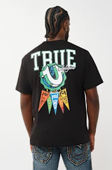 HORSESHOE PENNANTS GRAPHIC TEE, image 1