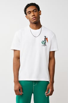 CAMISETA CON GR&Aacute;FICO DE BANDERINES CON HERRADURA, image 3