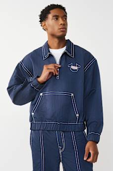 CHAQUETA POPOVER CON COSTURAS BIG T DE NAILON, image 3