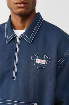 CHAQUETA POPOVER CON COSTURAS BIG T DE NAILON, image 5